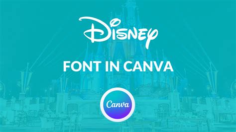 Disney Font in Canva.